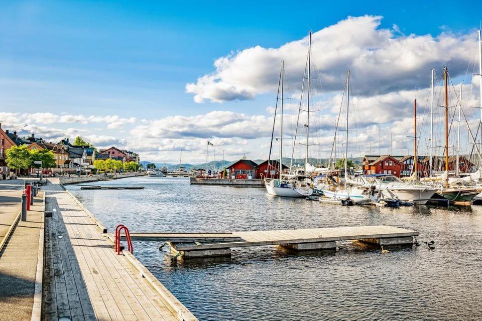 Studio W Centrum Miasta Holmestrand, Norwegia Kültér fotó