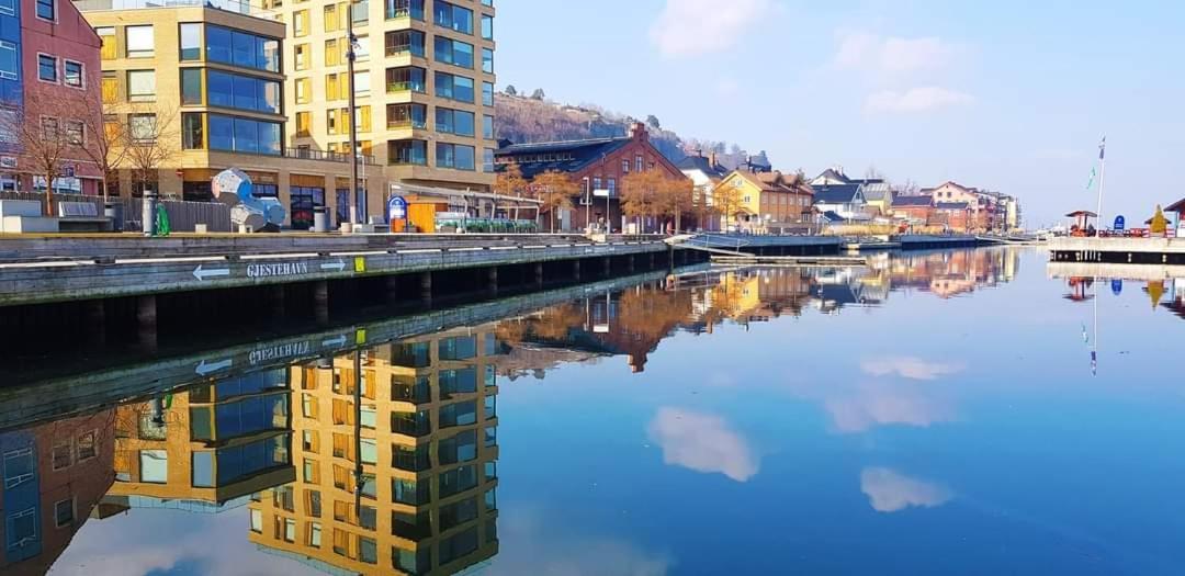 Studio W Centrum Miasta Holmestrand, Norwegia Kültér fotó